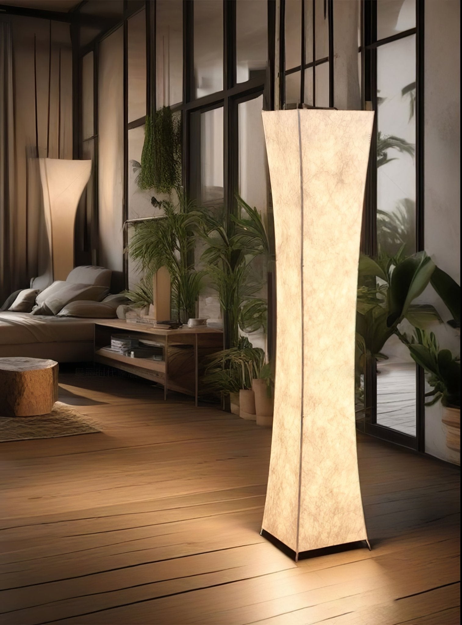 Ethereal Slim Waist Tower Floor Lamp-Neutral Decor