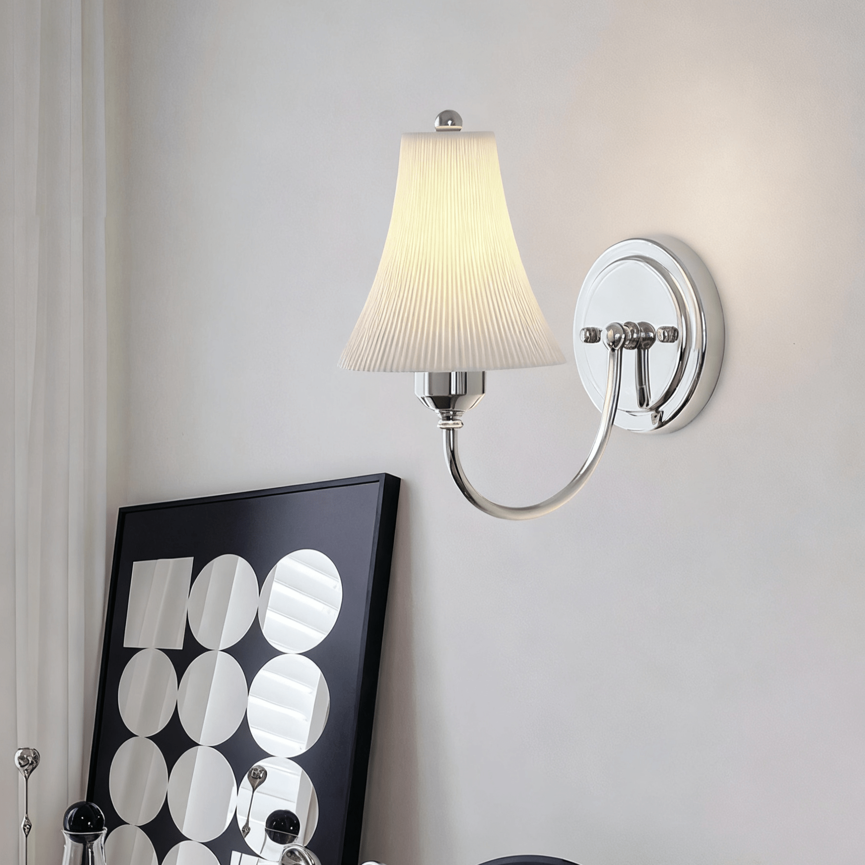 Slim Waist Wall Sconce-Neutral Decor