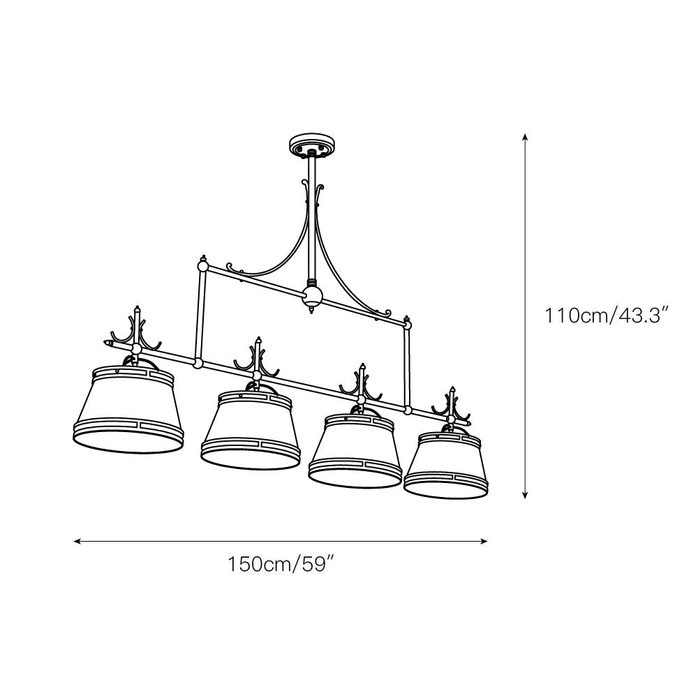 Cordelia Brass Chandelier