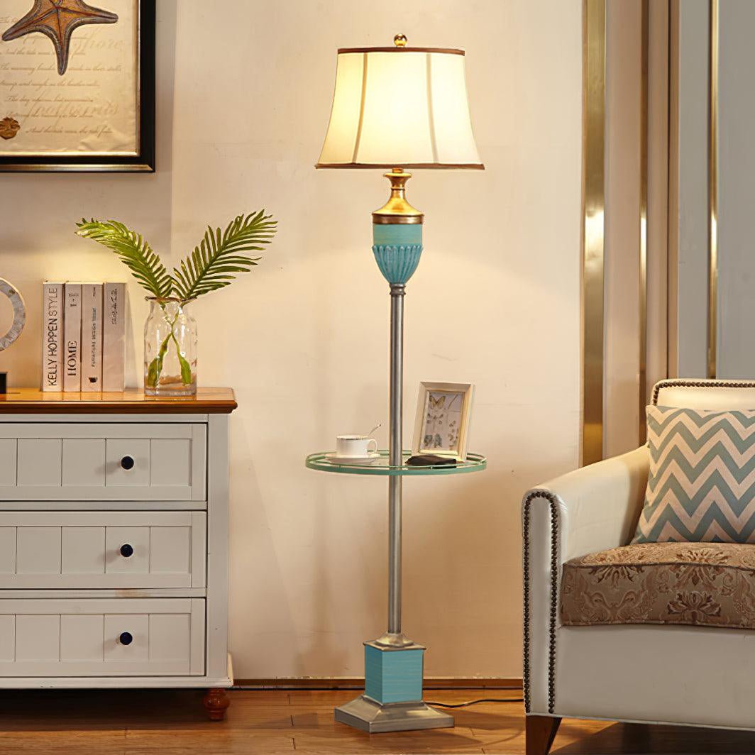 Erixy Vintage Resin Floor Lamp-Neutral Decor