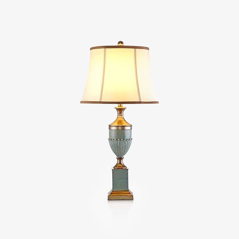 Tominex Vintage Resin Table Lamp-Neutral Decor