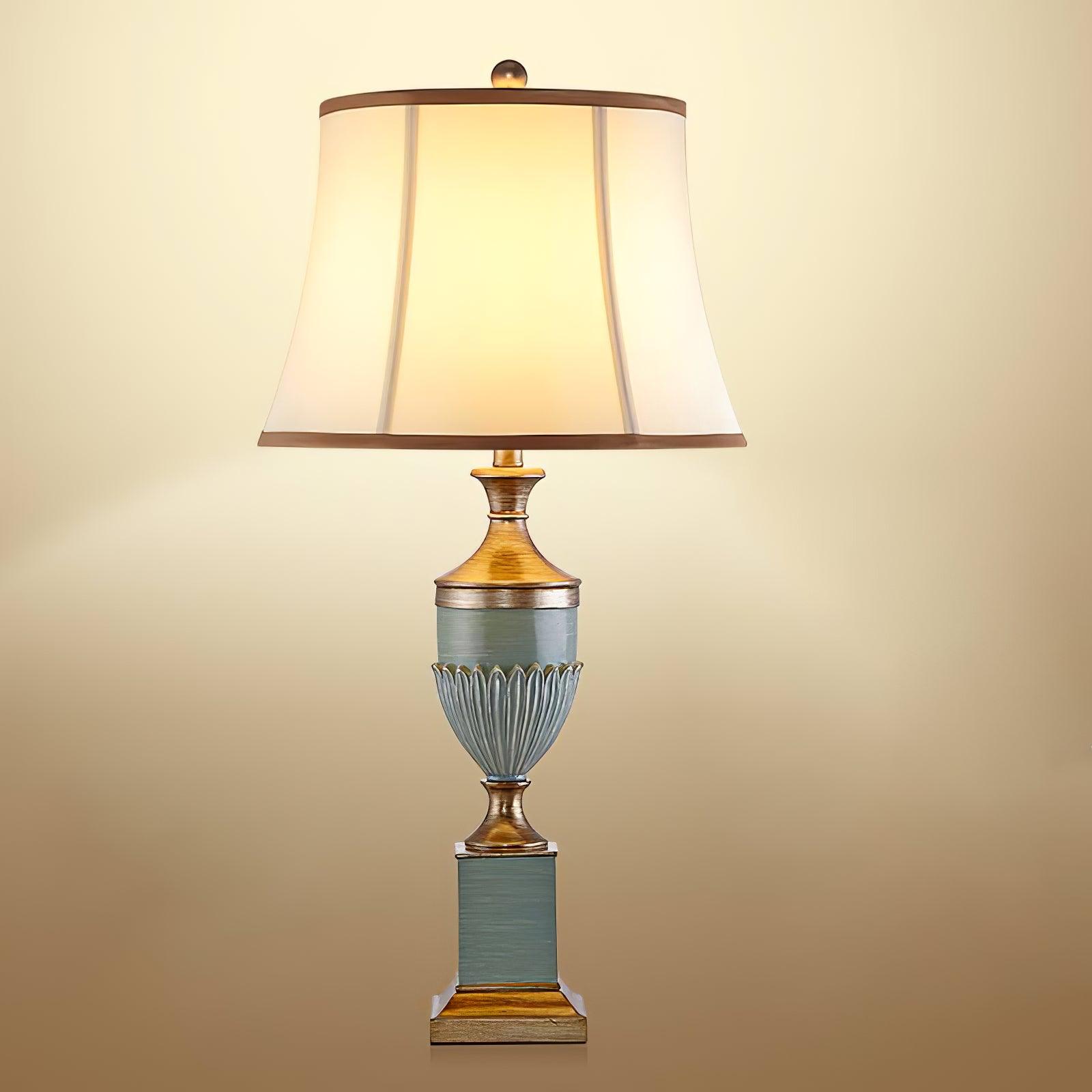 Tominex Vintage Resin Table Lamp-Neutral Decor