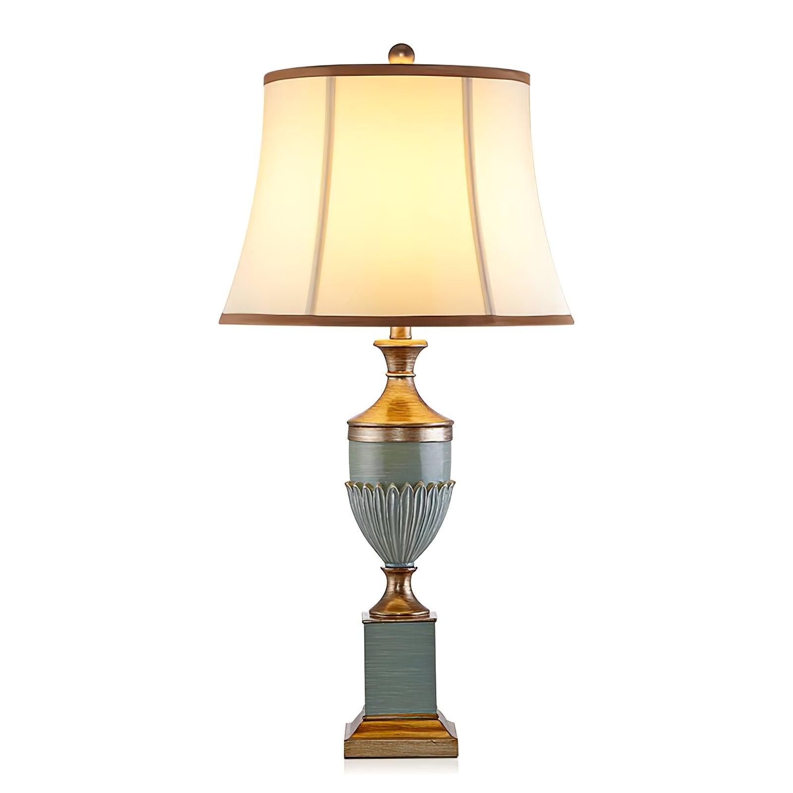 Tominex Vintage Resin Table Lamp-Neutral Decor