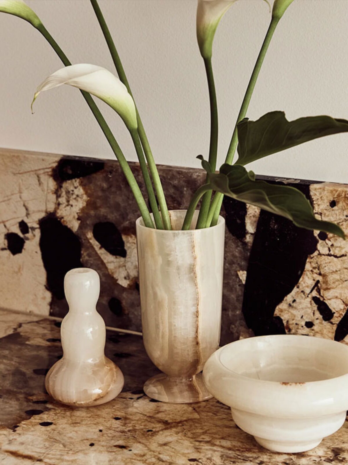 Small Jade Vase-Neutral Decor