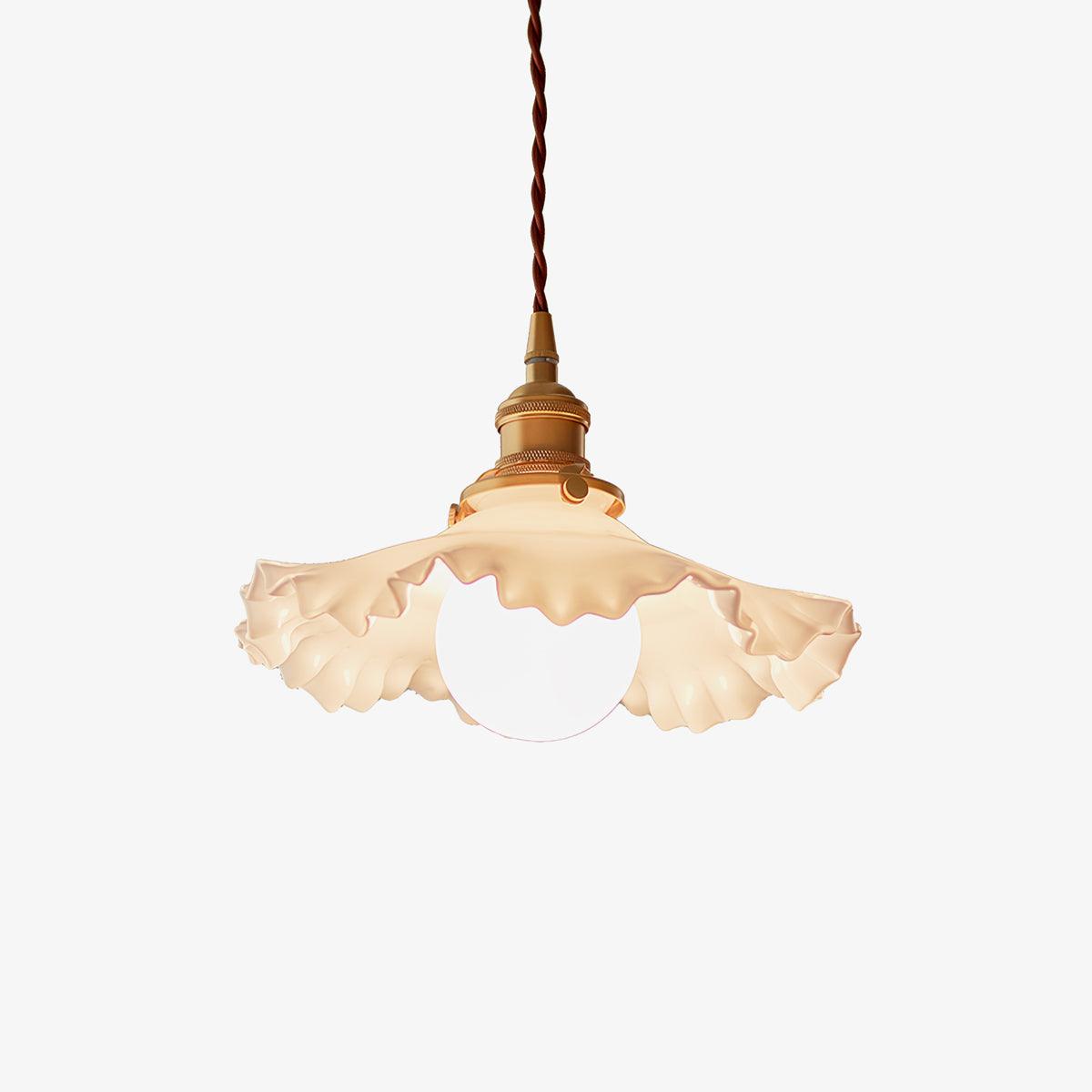 Mace Luxury Glass Pendant Light-Neutral Decor