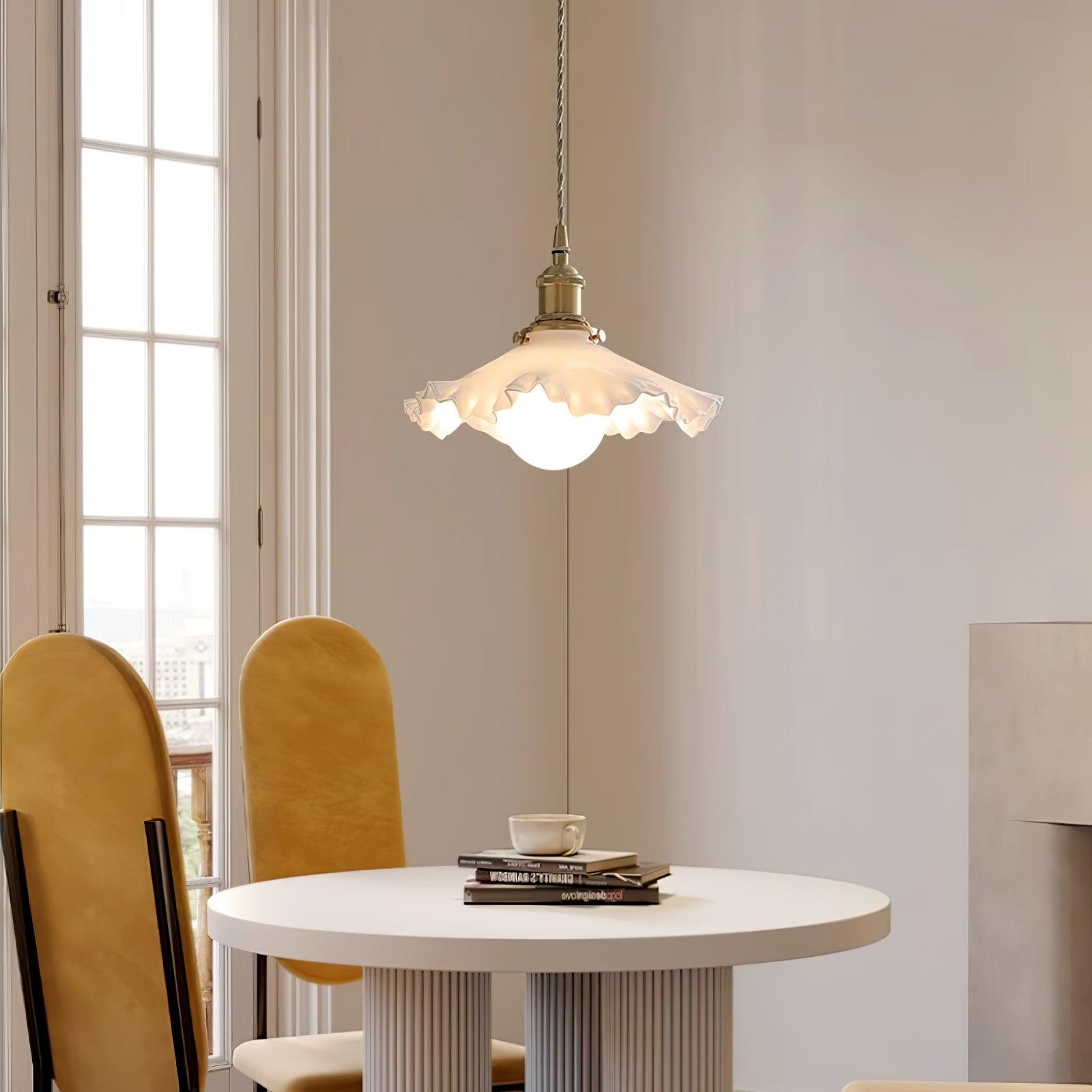 Mace Luxury Glass Pendant Light-Neutral Decor