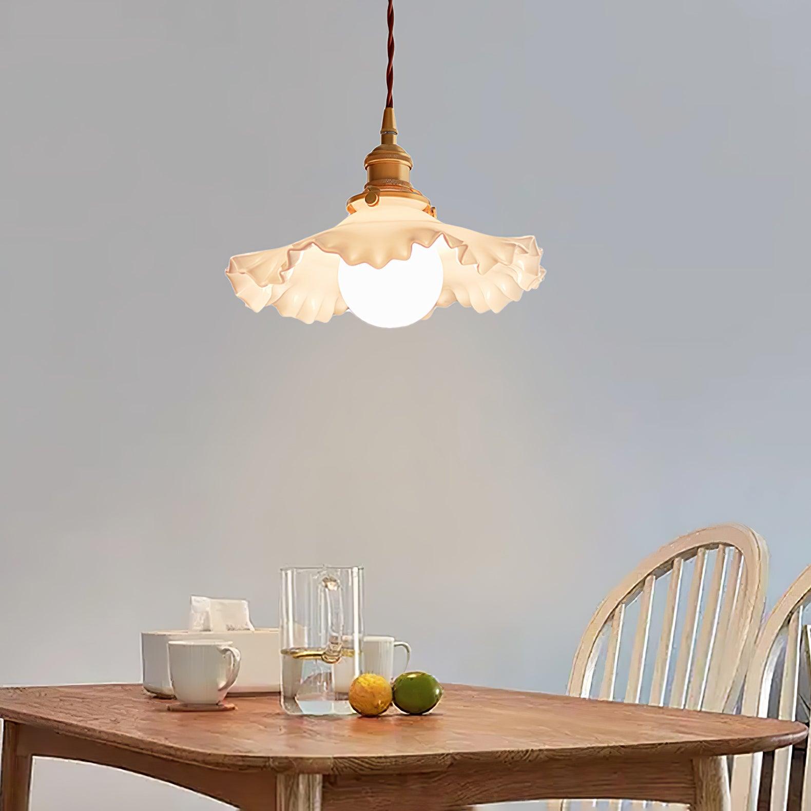 Mace Luxury Glass Pendant Light-Neutral Decor