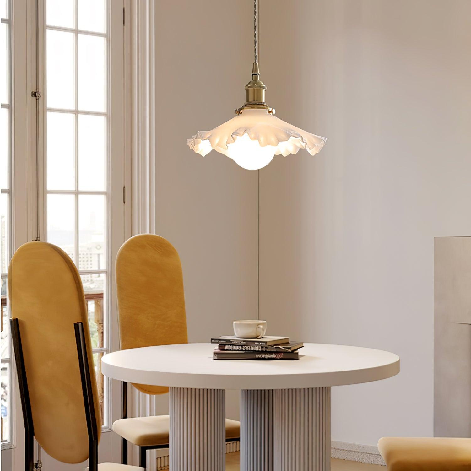 Mace Luxury Glass Pendant Light-Neutral Decor