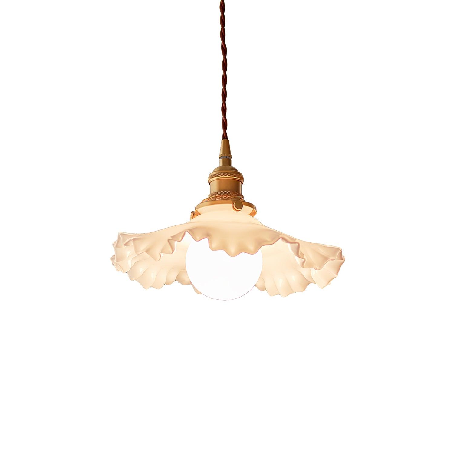 Mace Luxury Glass Pendant Light-Neutral Decor