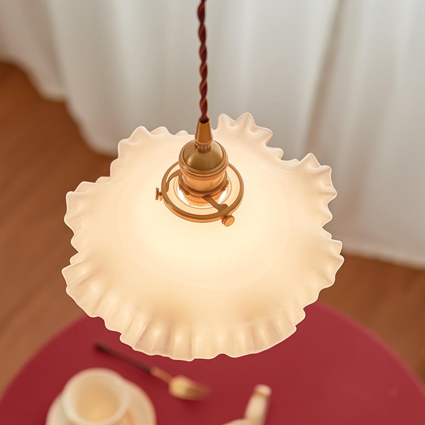 Mace Luxury Glass Pendant Light-Neutral Decor