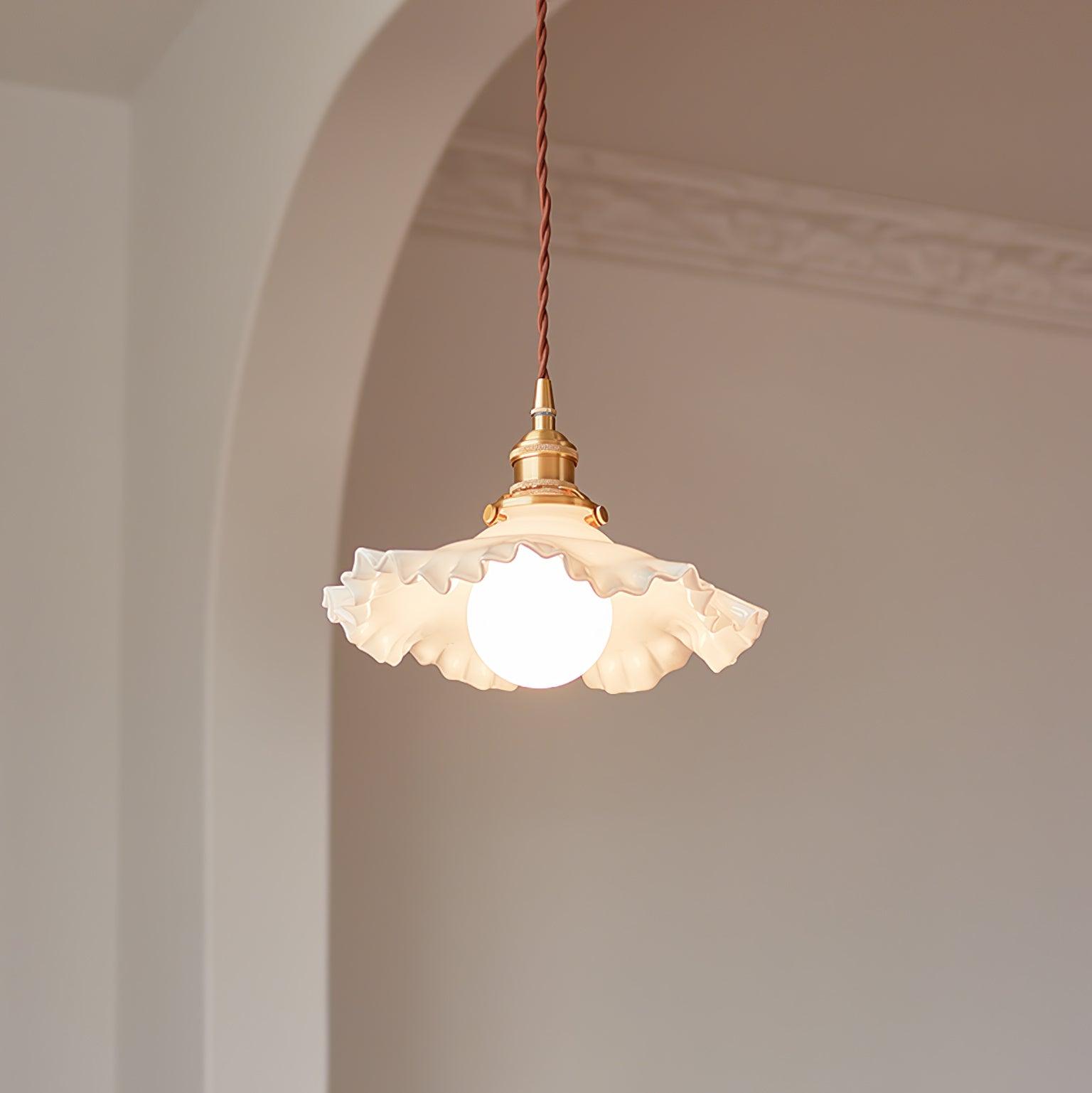 Mace Luxury Glass Pendant Light-Neutral Decor