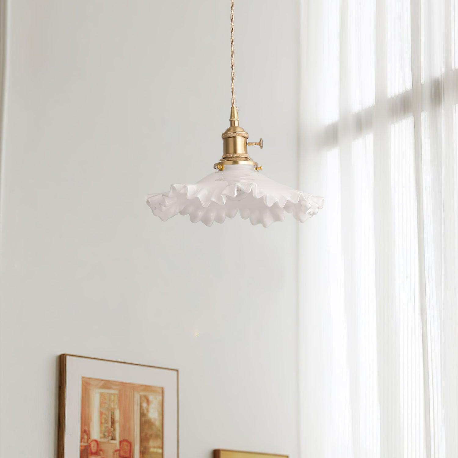 Mace Luxury Glass Pendant Light-Neutral Decor