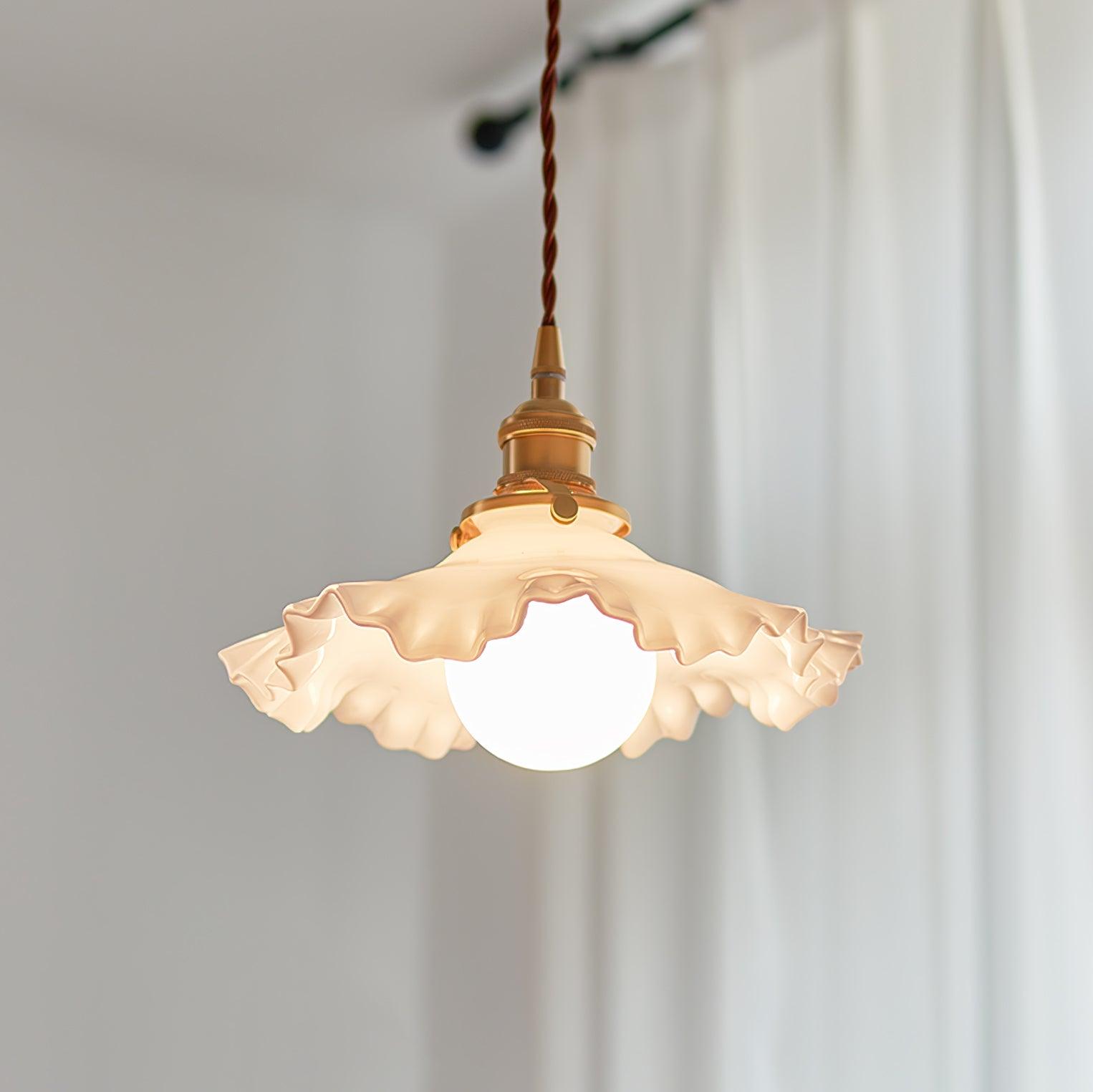 Mace Luxury Glass Pendant Light-Neutral Decor
