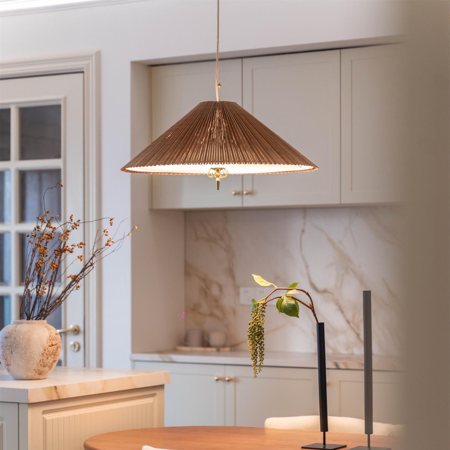 Feyla Natural Woven Pendant Lamp