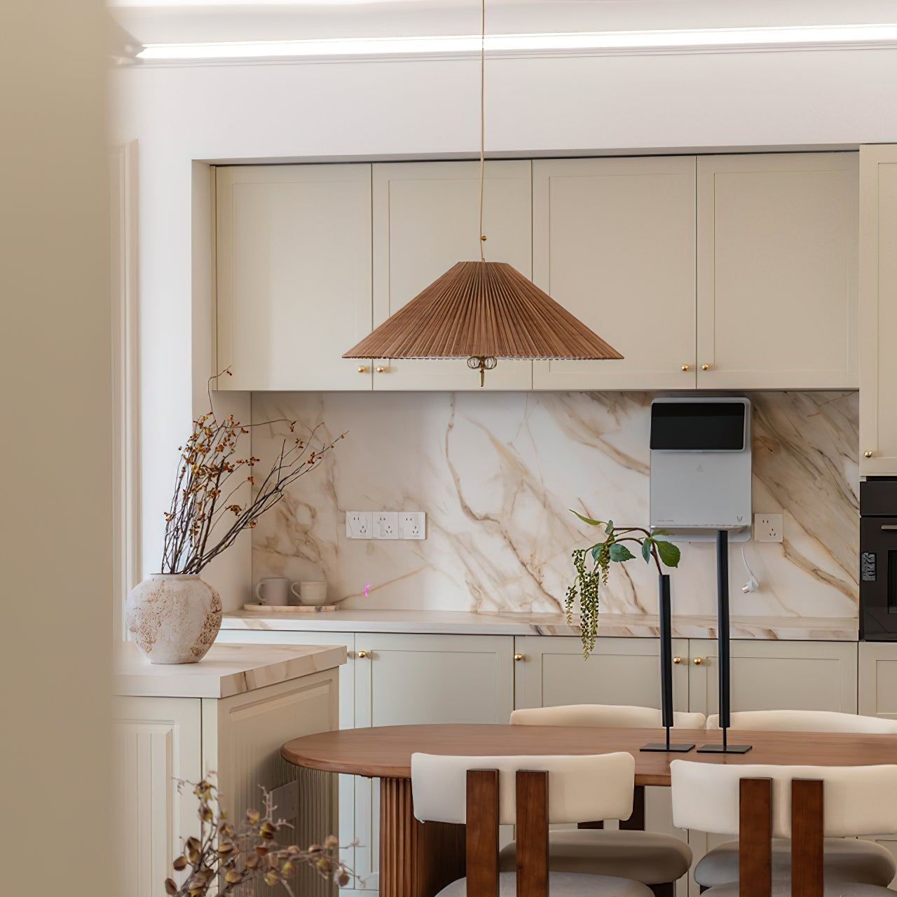 Feyla Natural Woven Pendant Lamp