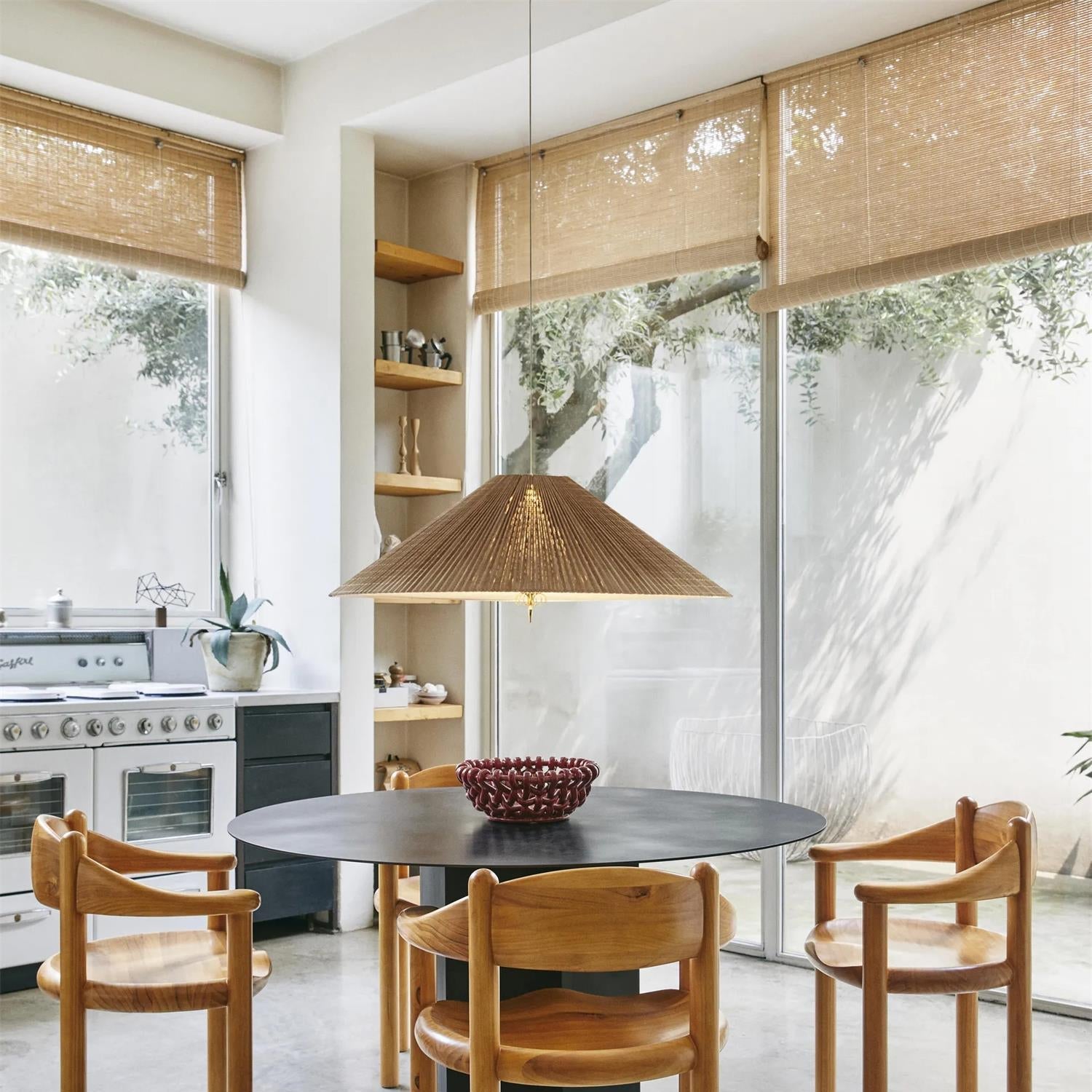 Feyla Natural Woven Pendant Lamp