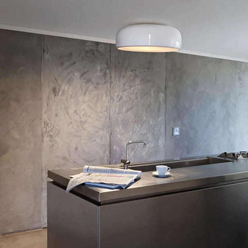 Valentina Vintage LED Flush Mount Ceiling Light Study Bedroom Kitchen - Neutral Decor