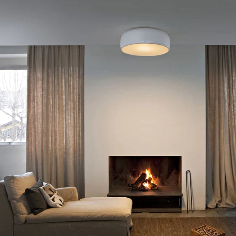 Valentina Vintage LED Flush Mount Ceiling Light Study Bedroom Kitchen - Neutral Decor