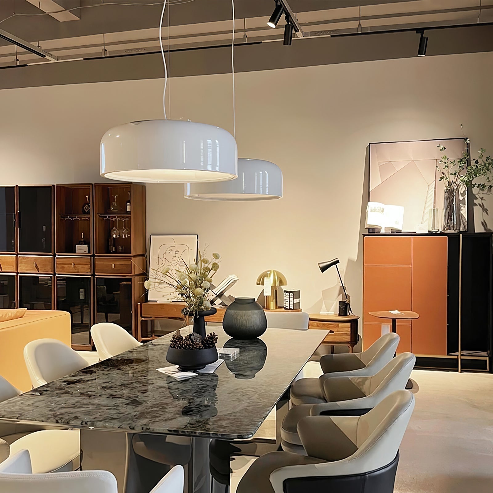 Void Modern Aluminium Pendant Light-Neutral Decor