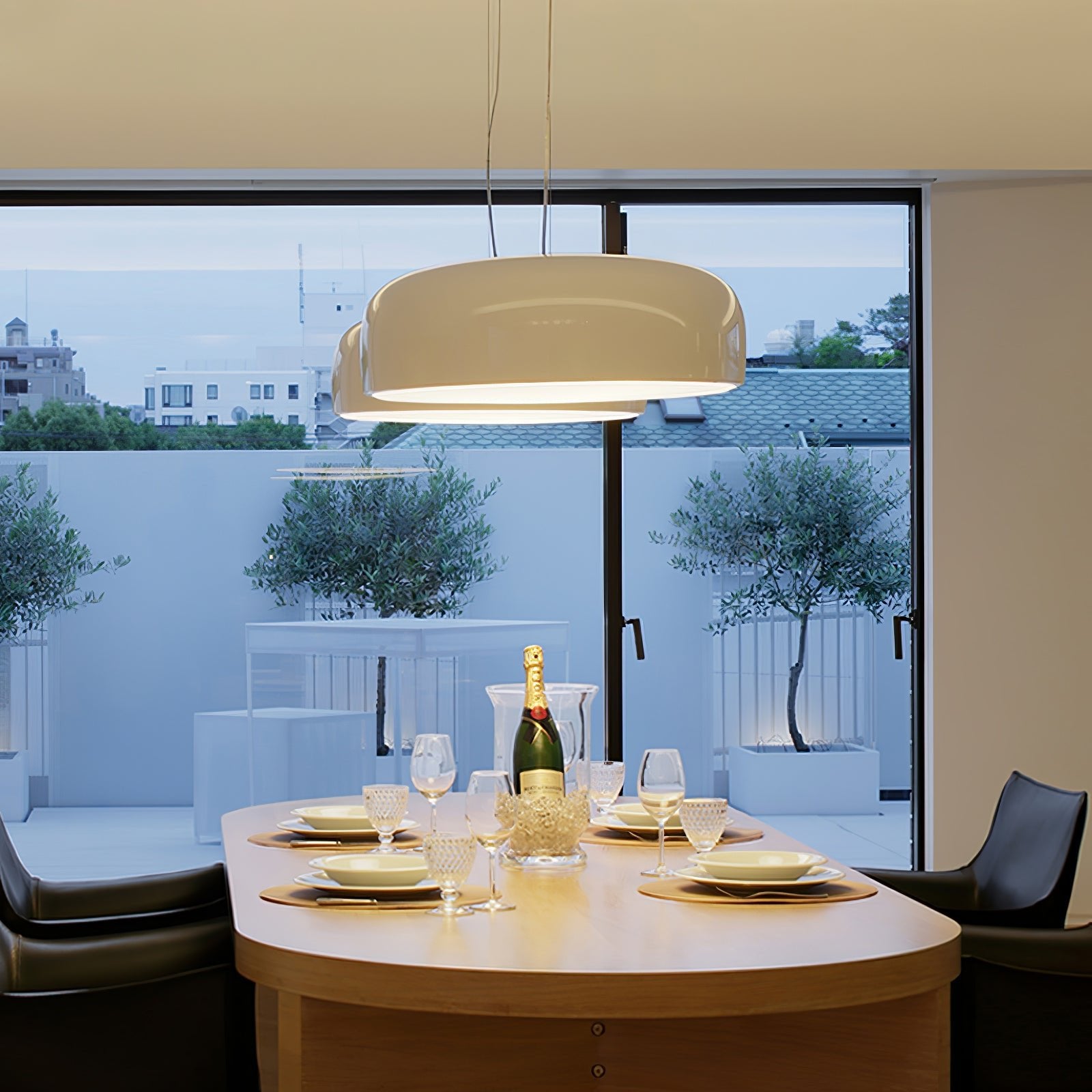 Void Modern Aluminium Pendant Light-Neutral Decor