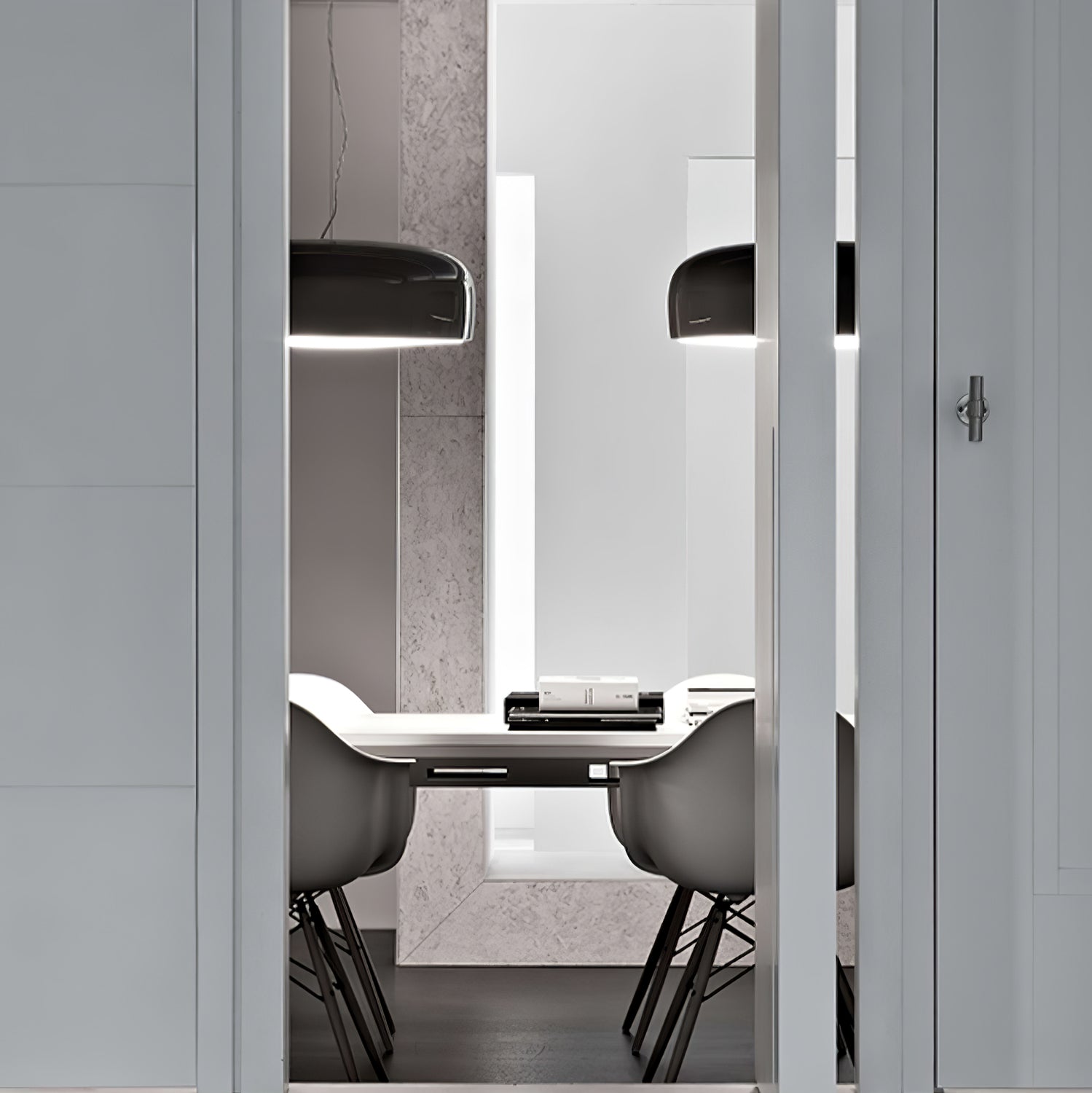 Void Modern Aluminium Pendant Light-Neutral Decor