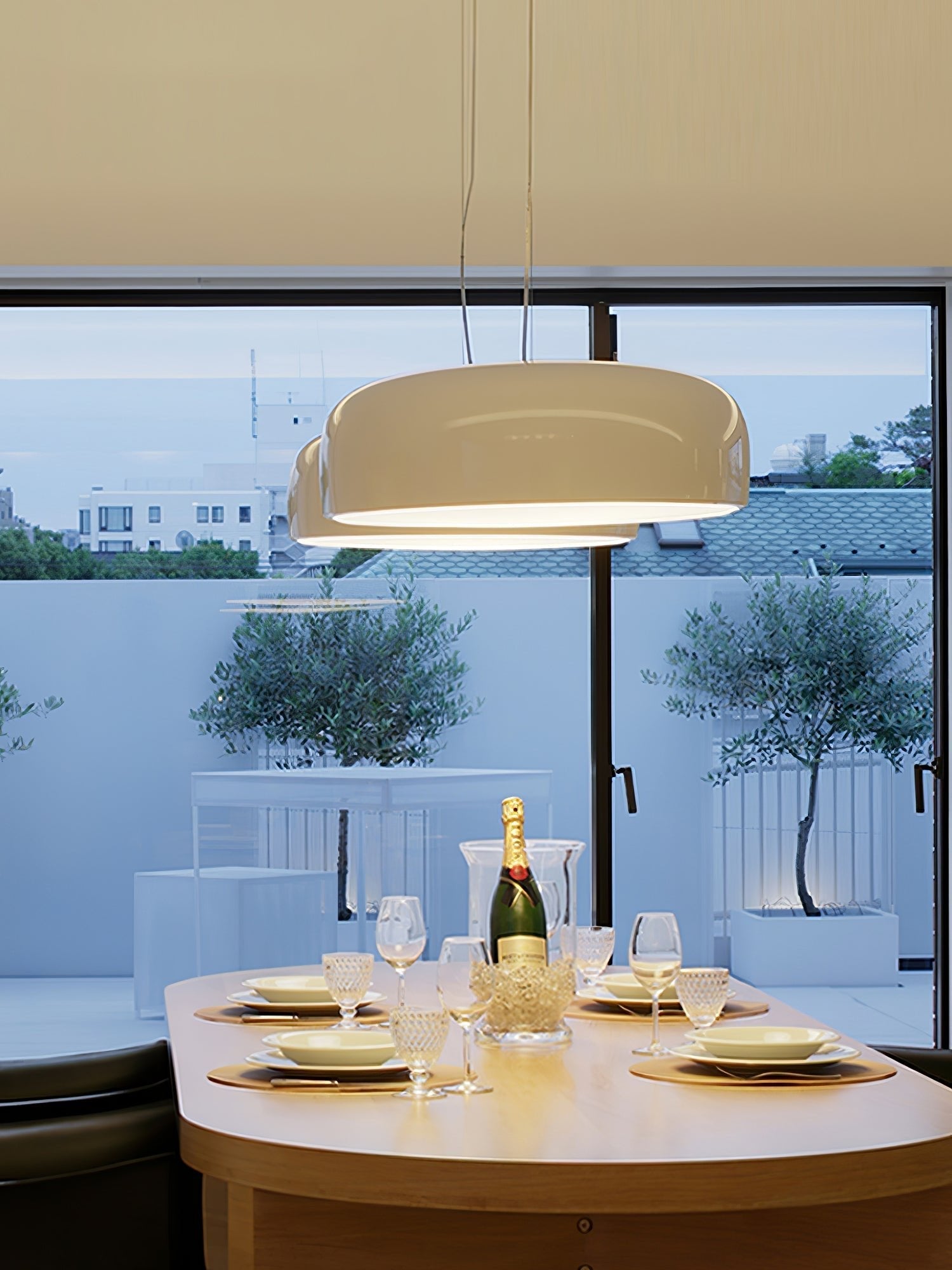 Void Modern Aluminium Pendant Light-Neutral Decor