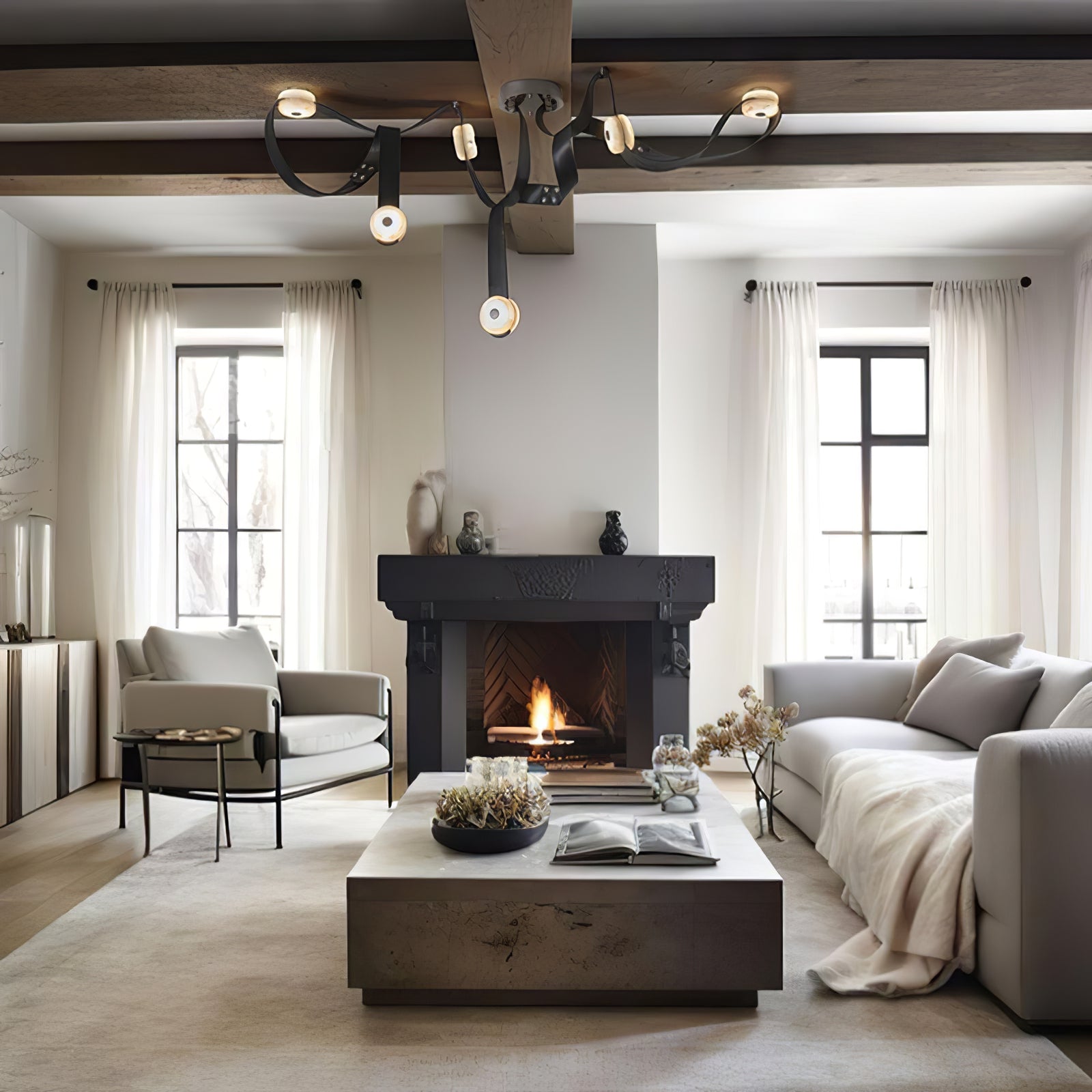 Aeliana Alabaster Pendant Light-Neutral Decor