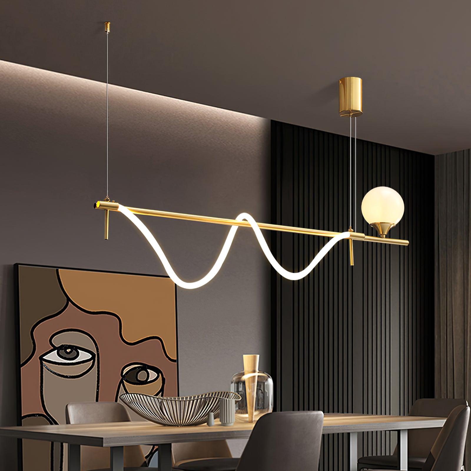 Veyra Luxe Silica Pendant Light-Neutral Decor
