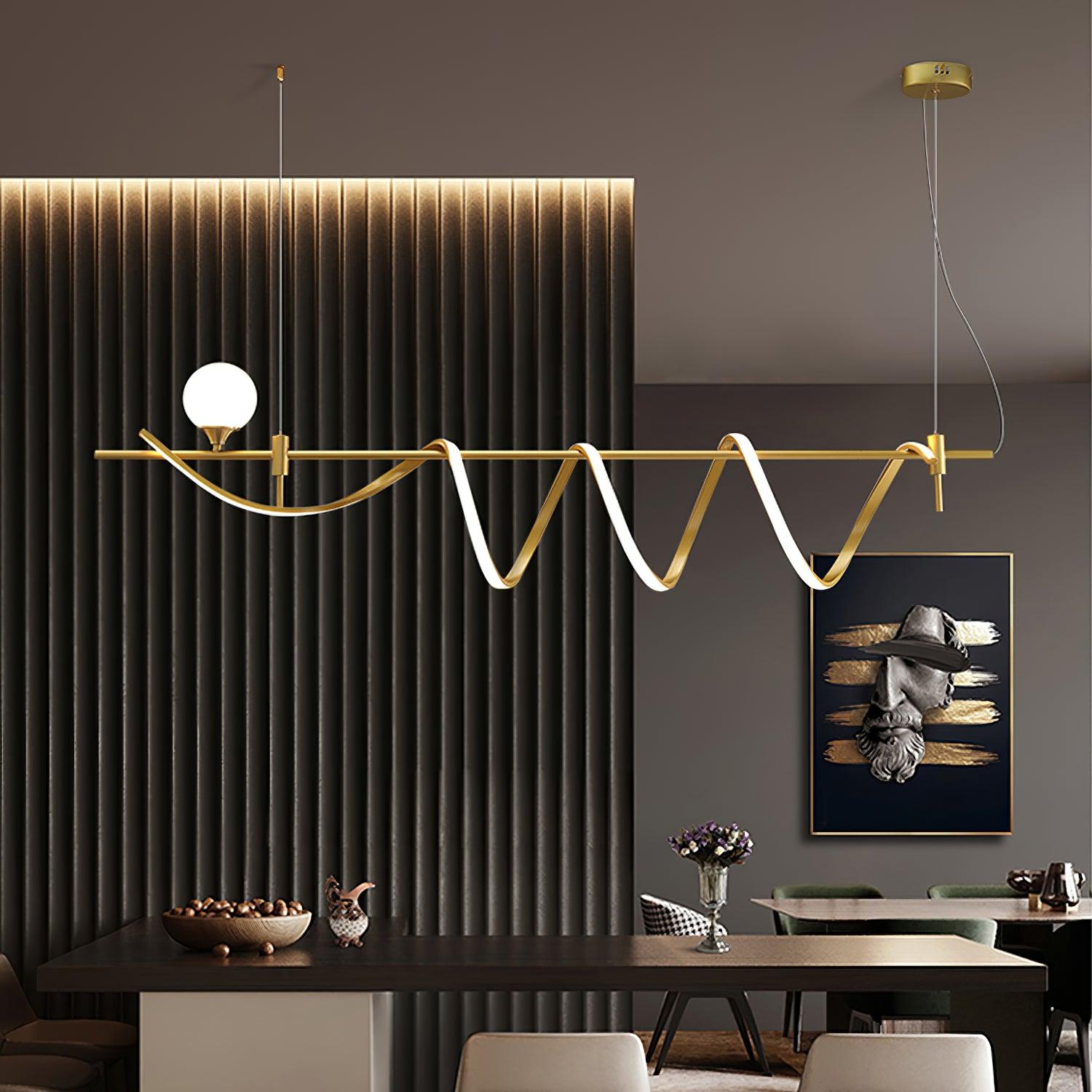 Veyra Luxe Silica Pendant Light-Neutral Decor
