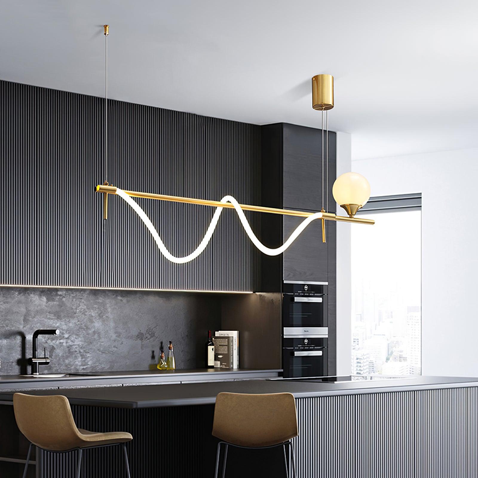 Veyra Luxe Silica Pendant Light-Neutral Decor