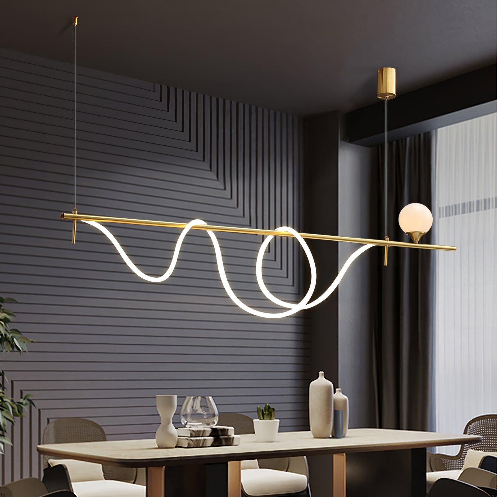 Veyra Luxe Silica Pendant Light-Neutral Decor