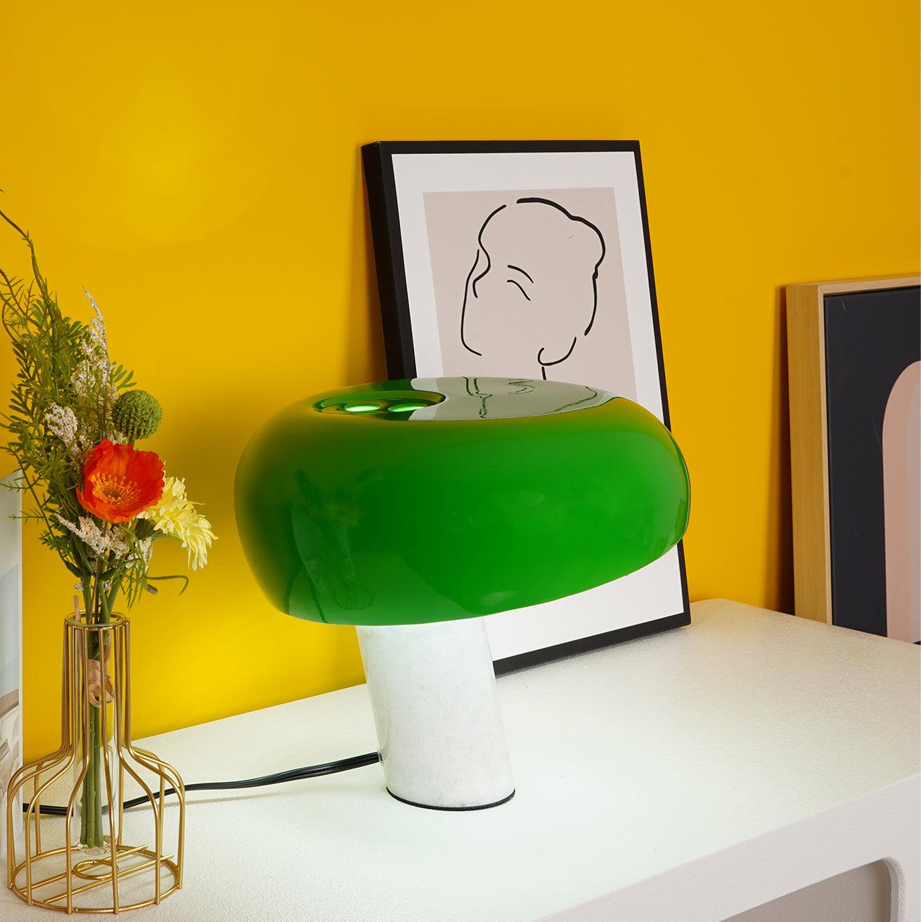 Nucleus Marble Table Lamp-Neutral Decor
