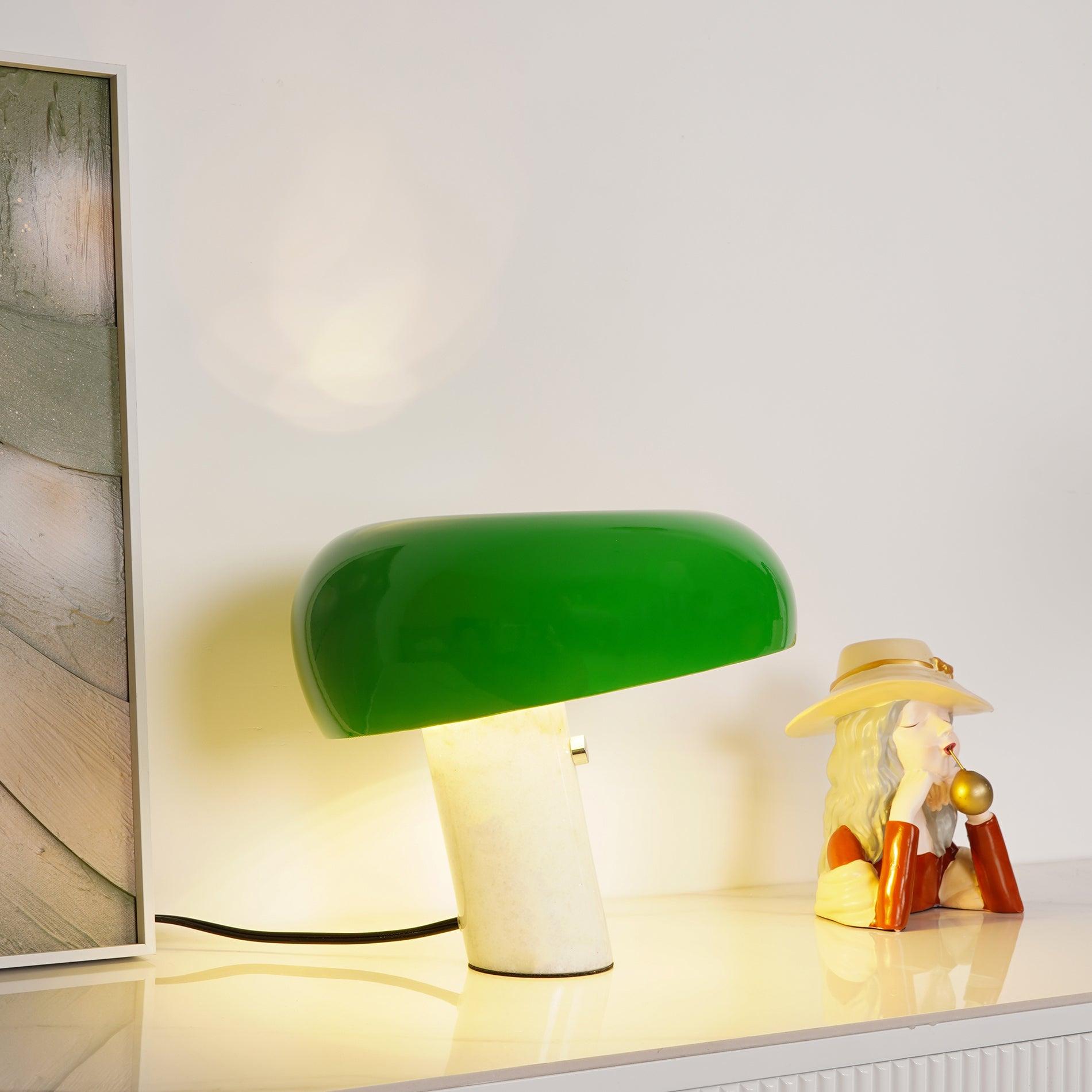 Nucleus Marble Table Lamp-Neutral Decor