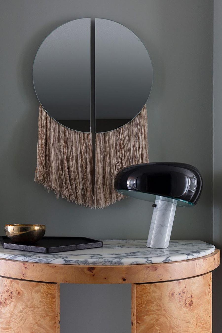 Nucleus Marble Table Lamp-Neutral Decor