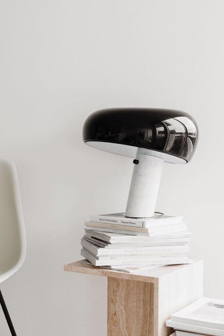 Nucleus Marble Table Lamp-Neutral Decor