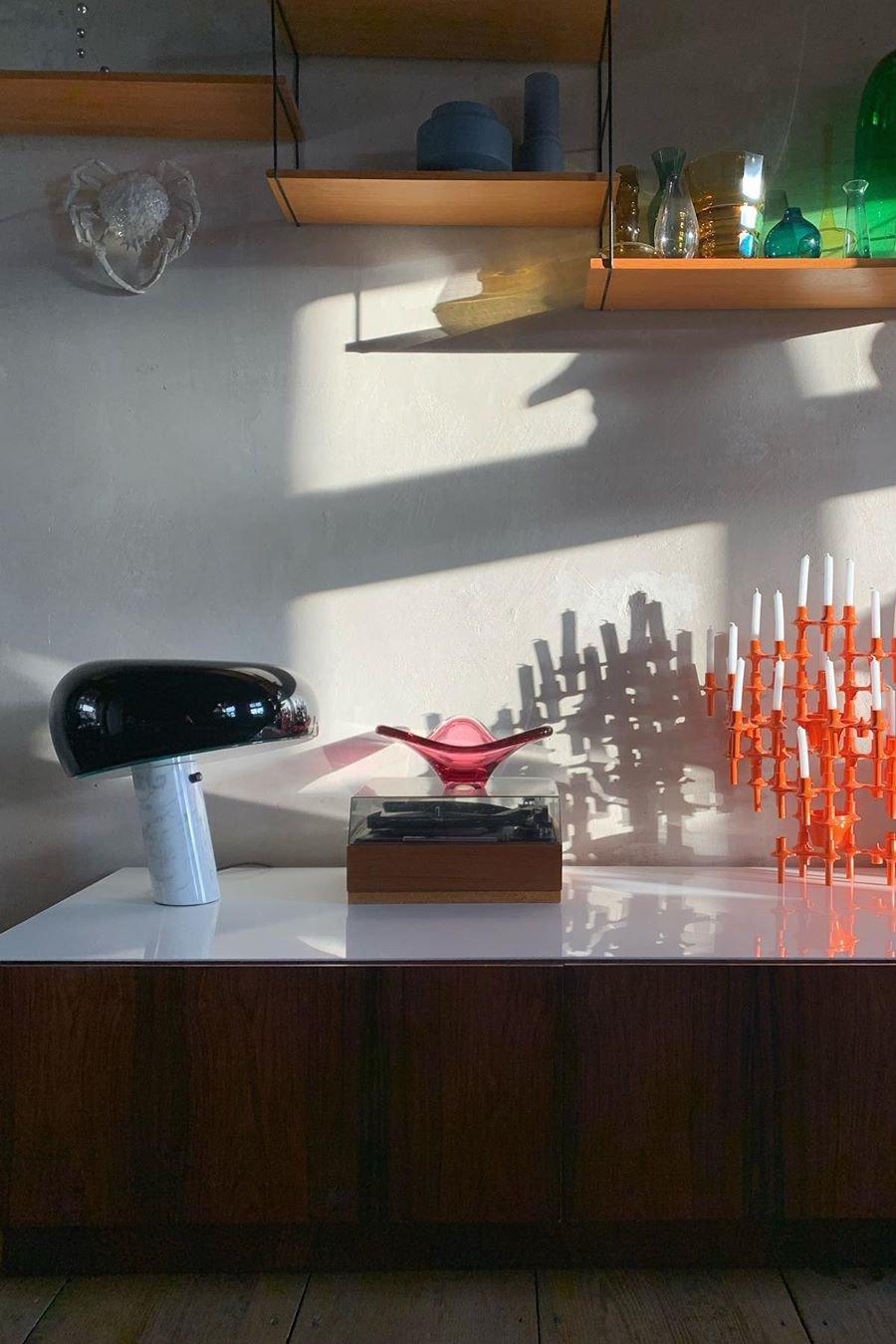 Nucleus Marble Table Lamp-Neutral Decor