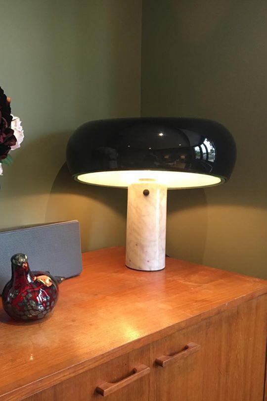 Nucleus Marble Table Lamp-Neutral Decor