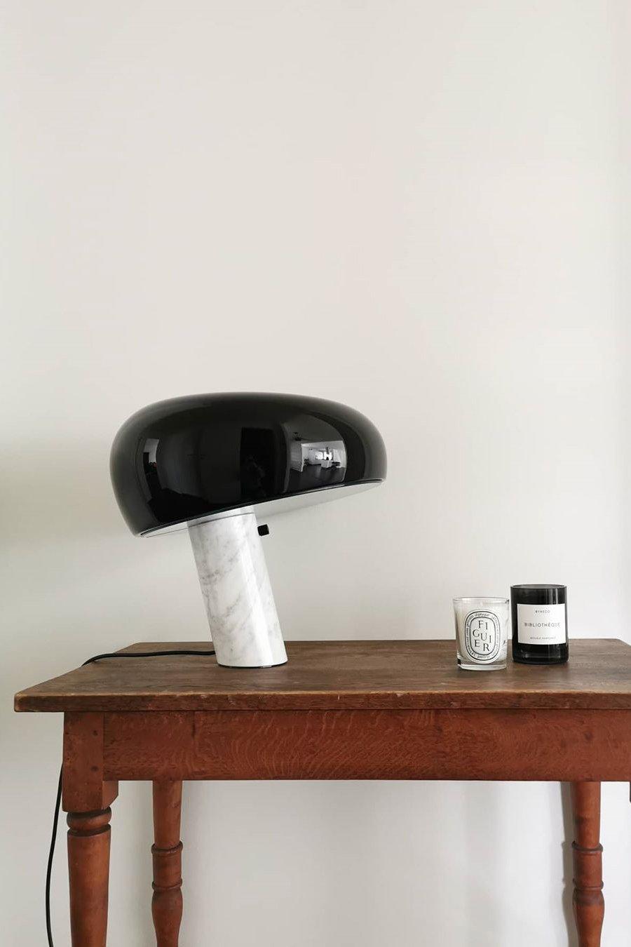 Nucleus Marble Table Lamp-Neutral Decor