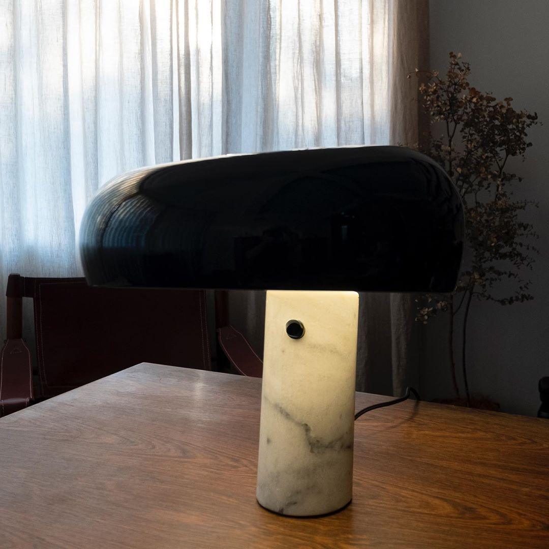 Nucleus Marble Table Lamp-Neutral Decor