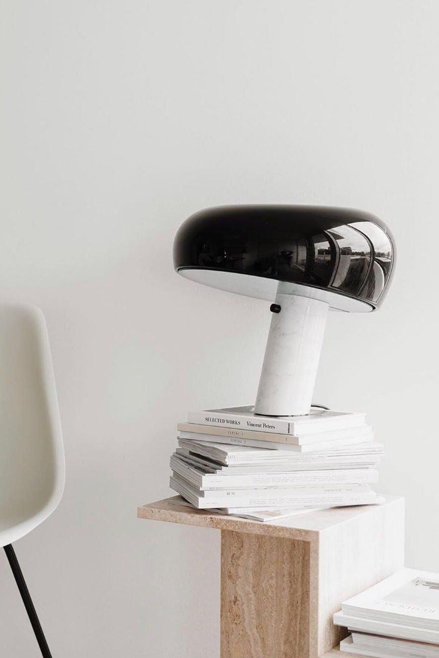 Nucleus Marble Table Lamp-Neutral Decor