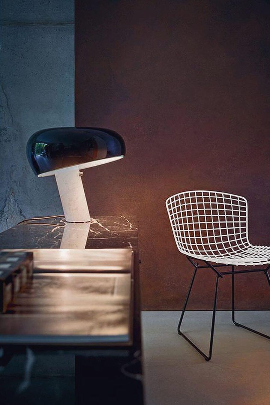 Nucleus Marble Table Lamp-Neutral Decor
