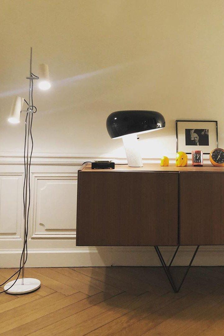 Nucleus Marble Table Lamp-Neutral Decor