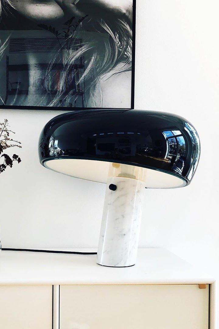 Nucleus Marble Table Lamp-Neutral Decor