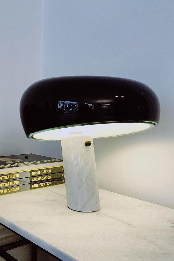 Nucleus Marble Table Lamp-Neutral Decor