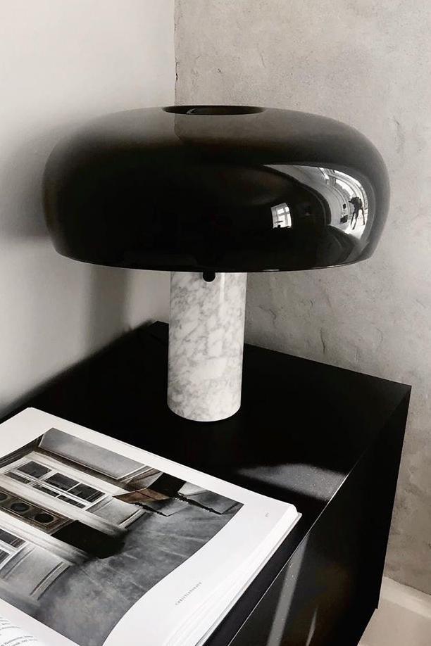 Nucleus Marble Table Lamp-Neutral Decor
