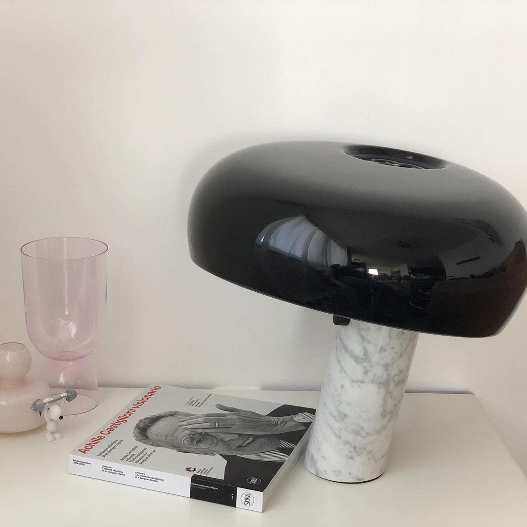 Nucleus Marble Table Lamp-Neutral Decor