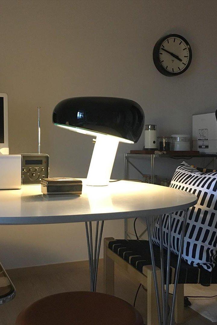 Nucleus Marble Table Lamp-Neutral Decor