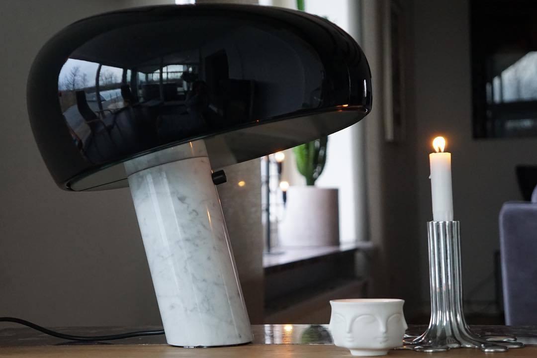 Nucleus Marble Table Lamp-Neutral Decor