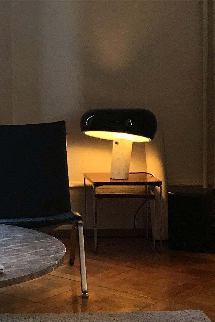 Nucleus Marble Table Lamp-Neutral Decor