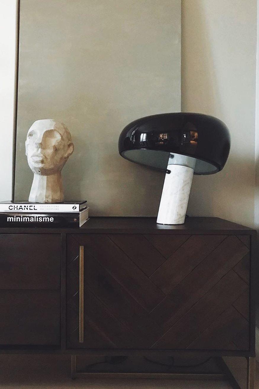 Nucleus Marble Table Lamp-Neutral Decor